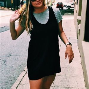 Z Supply Suede Overall Dress